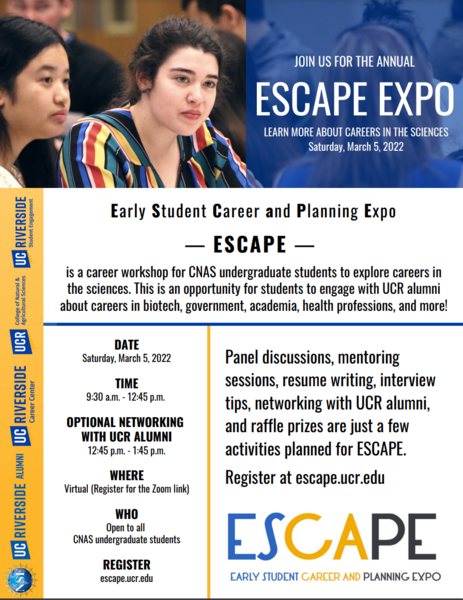 ESCAPE 2022 Flyer